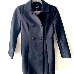 Never Been Worn! H&M Navy Women’s Peacoat jacket. Size 4. Perfect Condition!